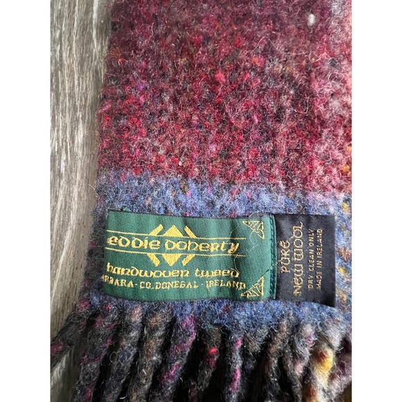 Eddie Doherty Other - Eddie Doherty Handwoven Tweed Blanket Unisex OS Multicolor Wool Irish Throw